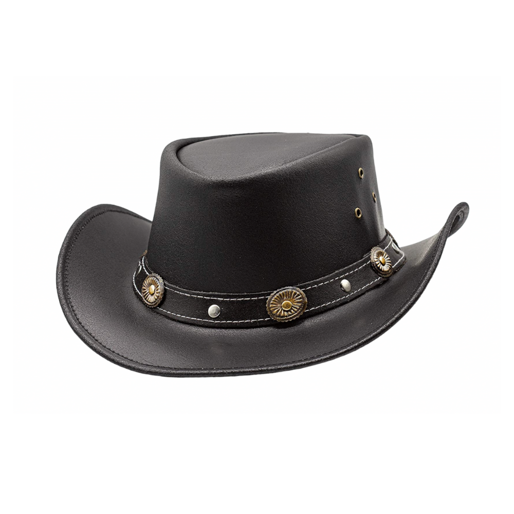 Australian Leather Cowboy Hat