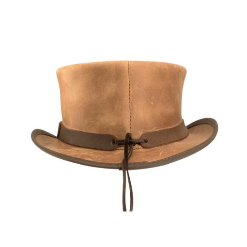 Classic Marlow Leather Top Hat
