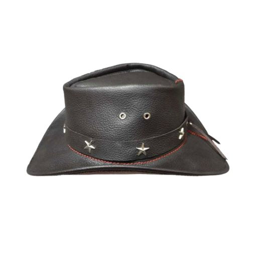 Classic cowboy hat with stars band design
