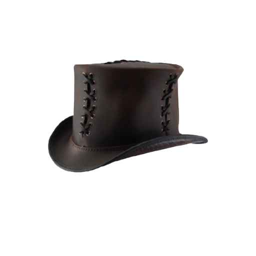 Classic structured stove pipe hat.
