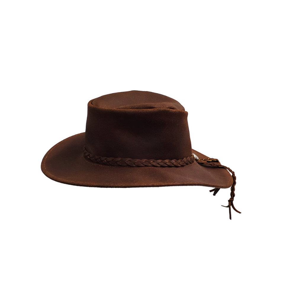 Durable Leather Western Hat
