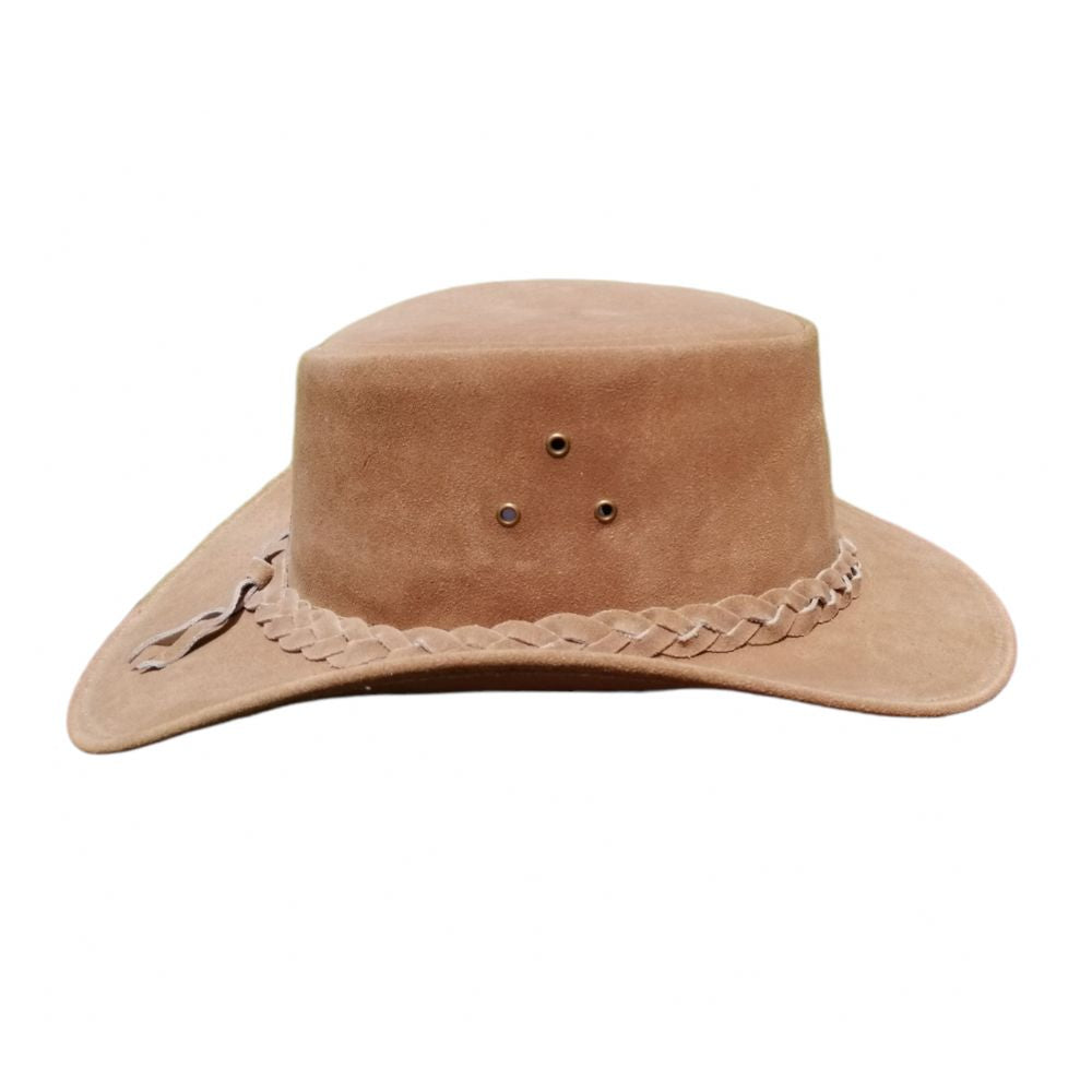 Genuine cowboy hat with traditional Australian charm.





