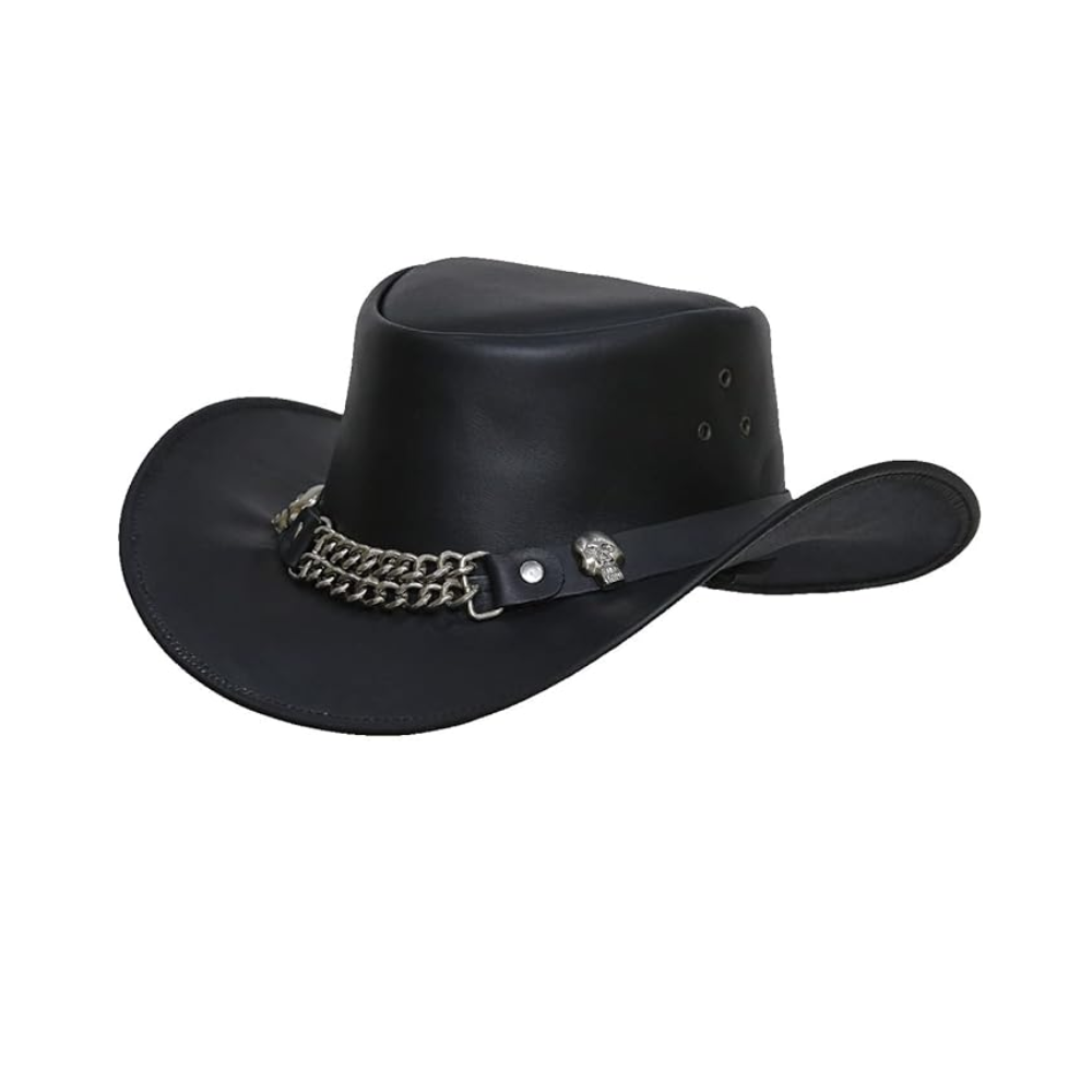Western Style Skull Top Hat

